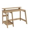 Schreibtisch Country Nussbaumfarben ca. 120x60x73cm - Nussbaumfarben, Design, Holzwerkstoff (120/60/73cm) - Livetastic
