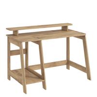 SCHREIBTISCH COUNTRY SCHREIBTISCH - Nussbaumfarben, Design, Holzwerkstoff (120/60/73cm) - Livetastic