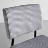 STOL ELIA - grå/svart, Modern, metall/trä (56/85/47cm) - Bessagi Home