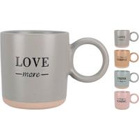 Kávésbögre Love - színes, kerámia (9/9,5cm)