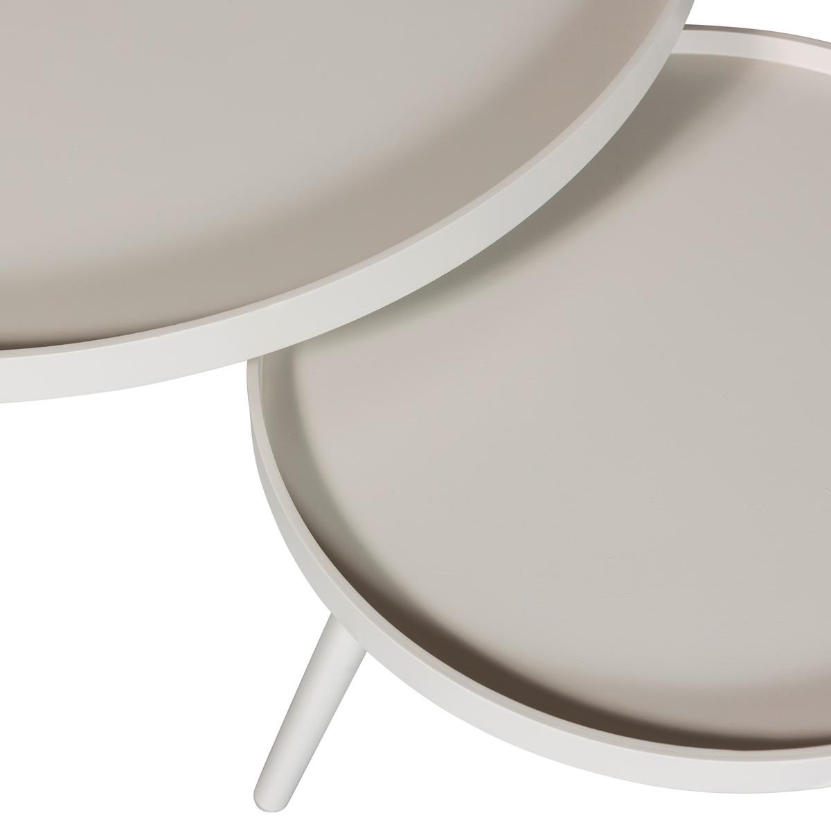 Besitelltisch Mesa Sandfarben L: 45 cm - Sandfarben, Design, Holz/Holzwerkstoff (45/45/45cm) - Livetastic