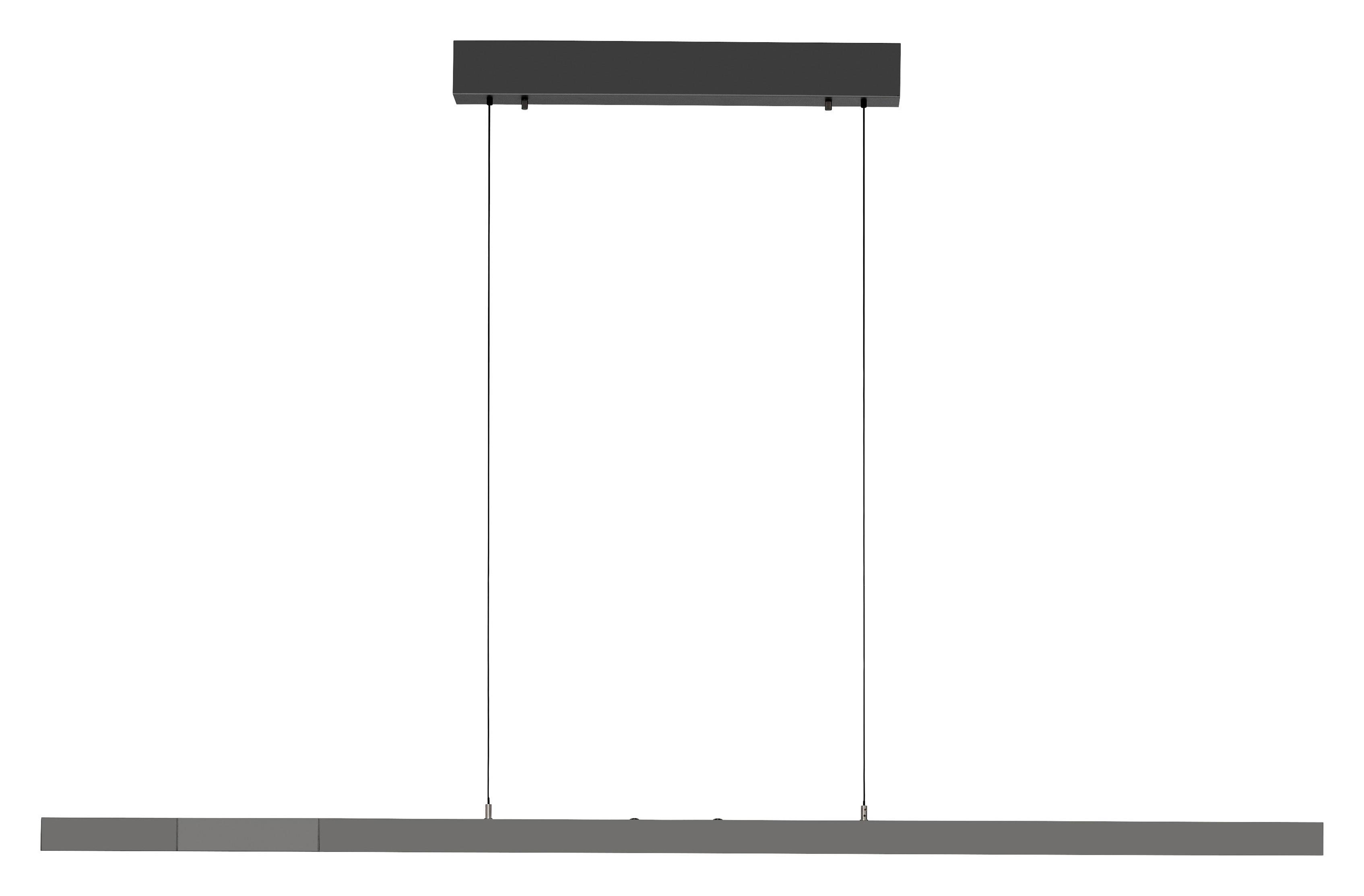 LAMPA WISZĄCA LED 2598-13 ADRIANA - antracytowy, Design, tworzywo sztuczne/metal (179/55/150cm) - Paul Neuhaus