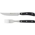 Steakbesteck Rösle 4-teilig - Schwarz, KONVENTIONELL, Kunststoff/Metall - Rösle Steakbesteck Rösle 4-teilig - Schwarz, KONVENTIONELL, Kunststoff/Metall - Rösle