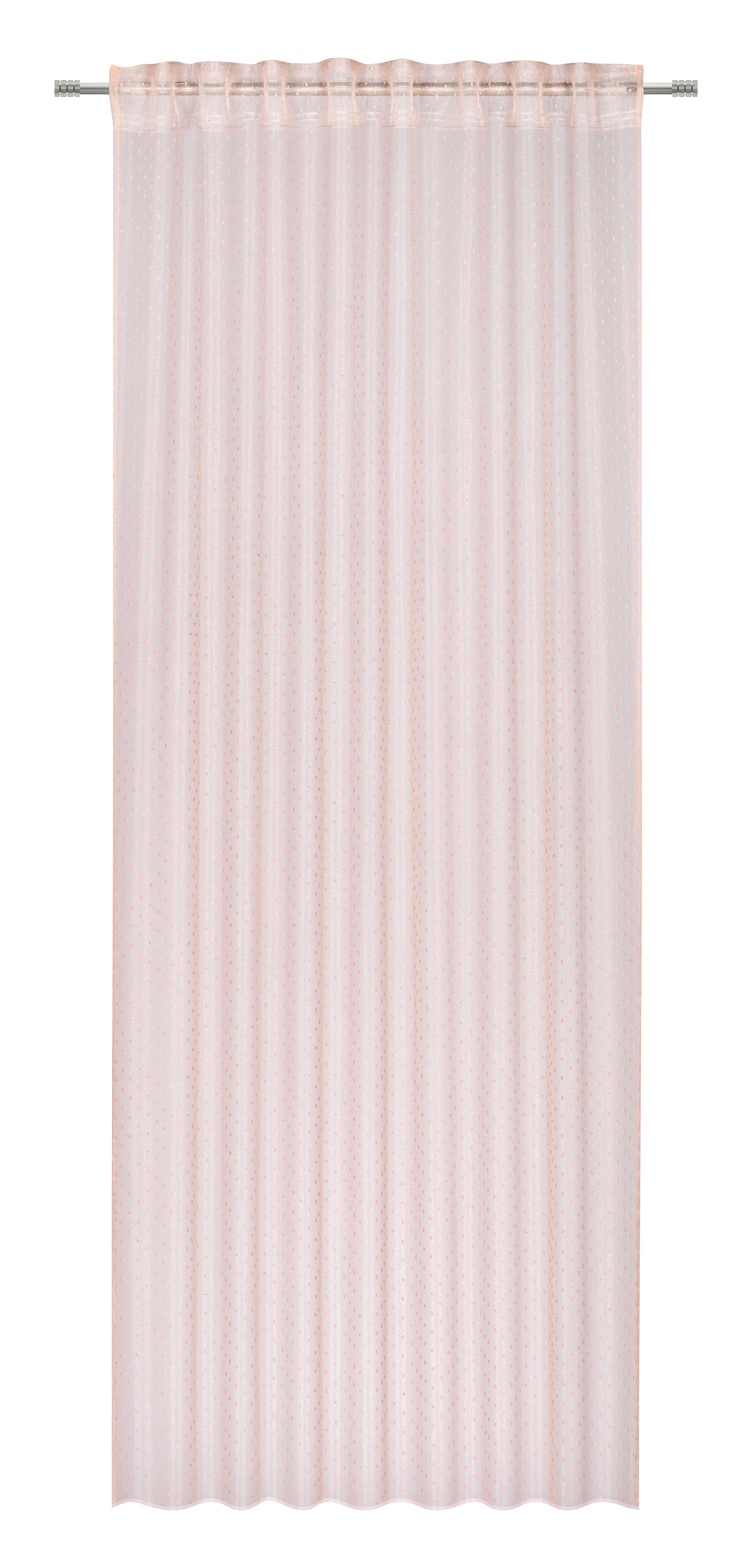 Készfüggöny Mila 135/245 - narancs, Konventionell, textil (135/245cm) - Based