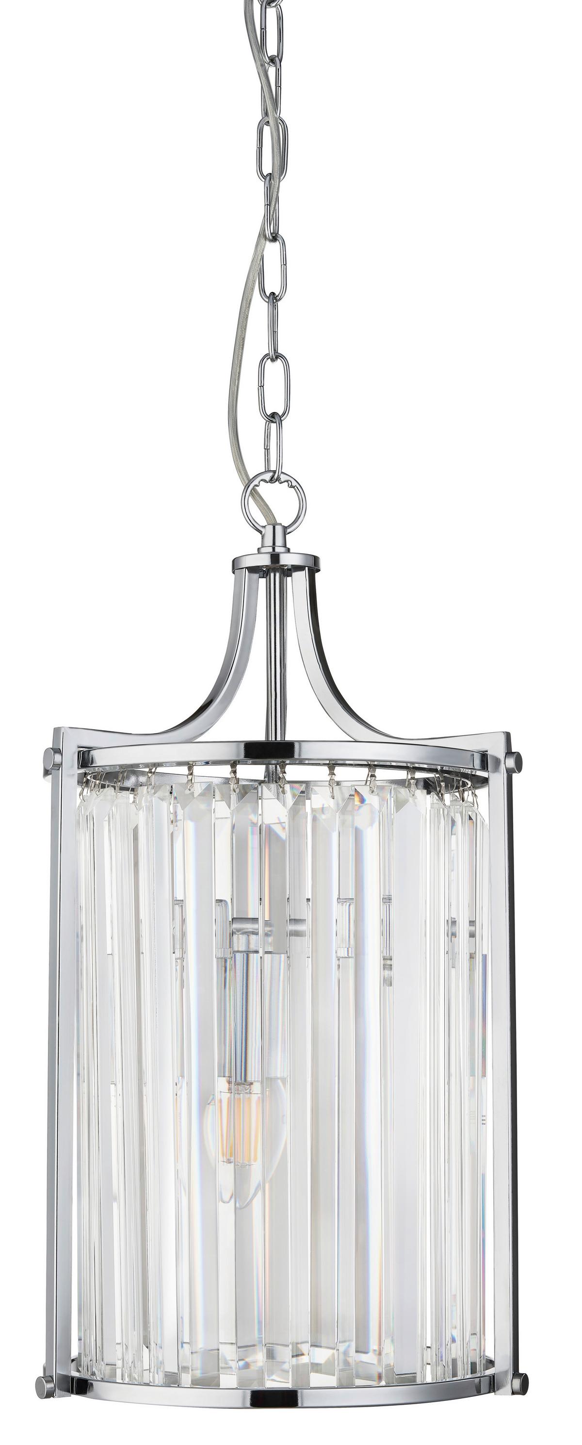 Kristály Függőlámpa Victoria 8092-2cc - krómszínű, Design, üveg/fém (26/150cm)