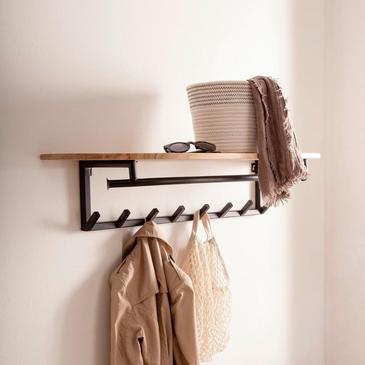 Garderobe Wl7.405 - Akaziefarben, Design, Holz (100/30/20cm) - Livetastic