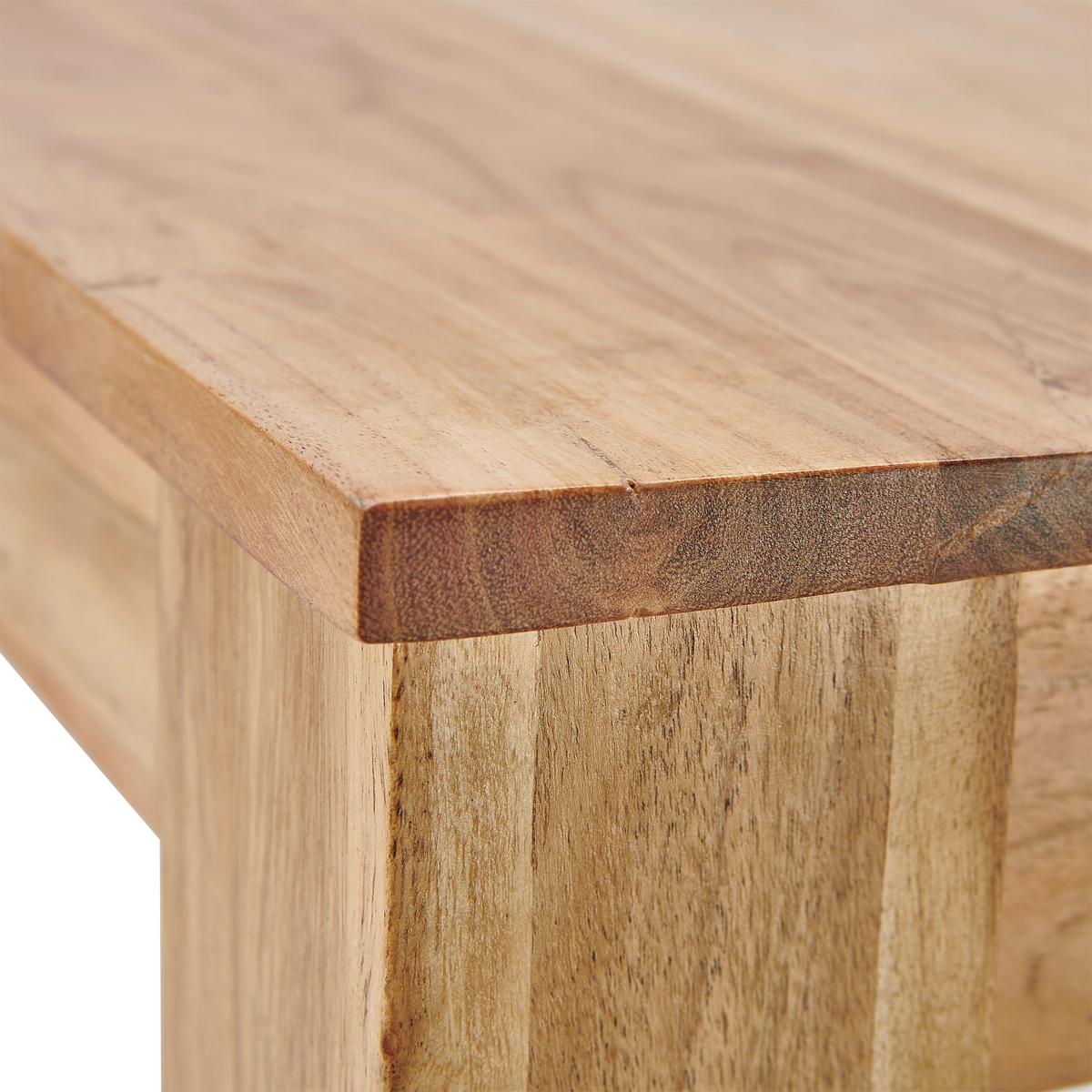 STÓŁ DO JADALNI RIGA - kolor akacjowy, Konventionell, drewno (120/80/76cm) - MID.YOU