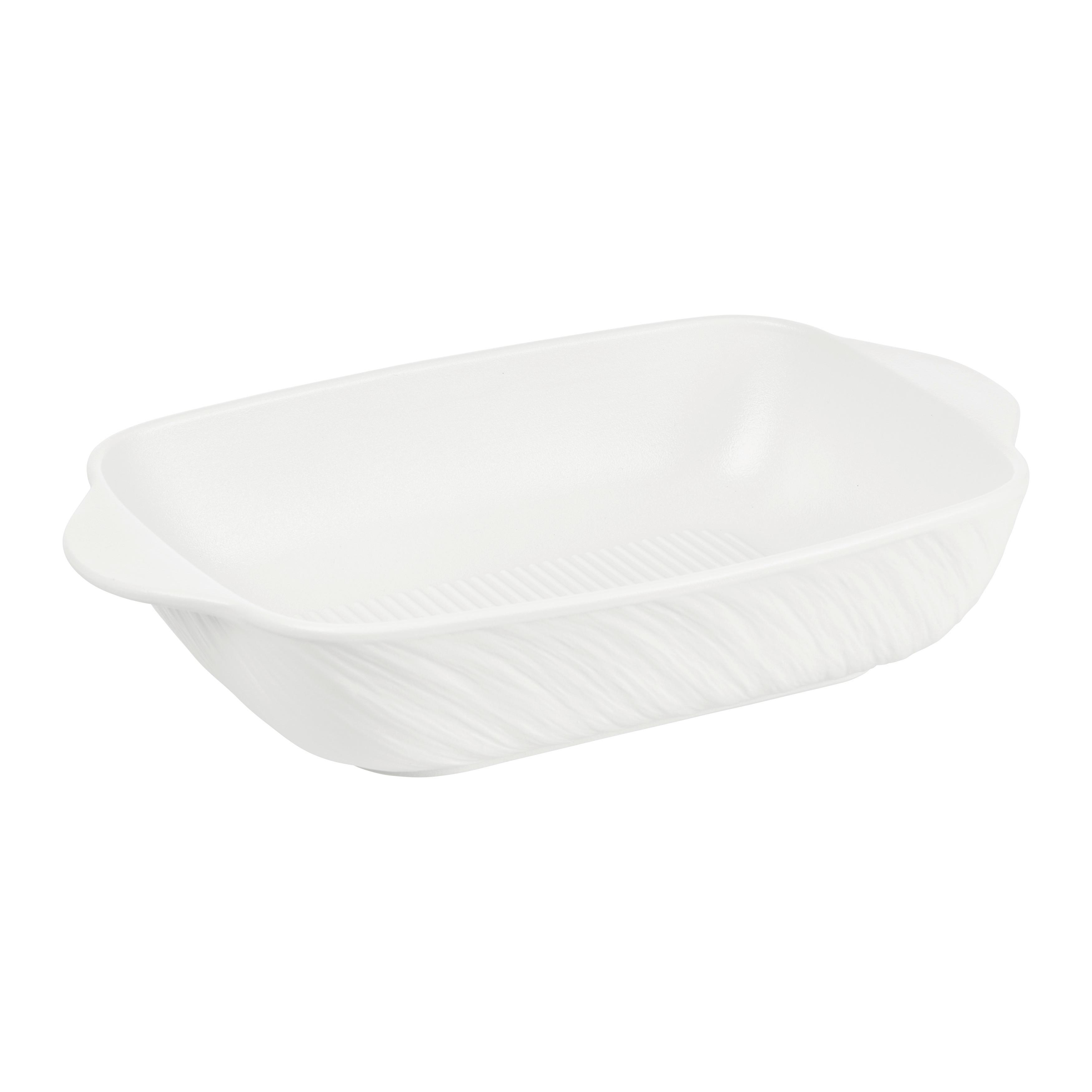 AUFLAUFFORM RUKI - L - Weiß, KONVENTIONELL, Keramik (27.3/19.5/7cm) - Mömax