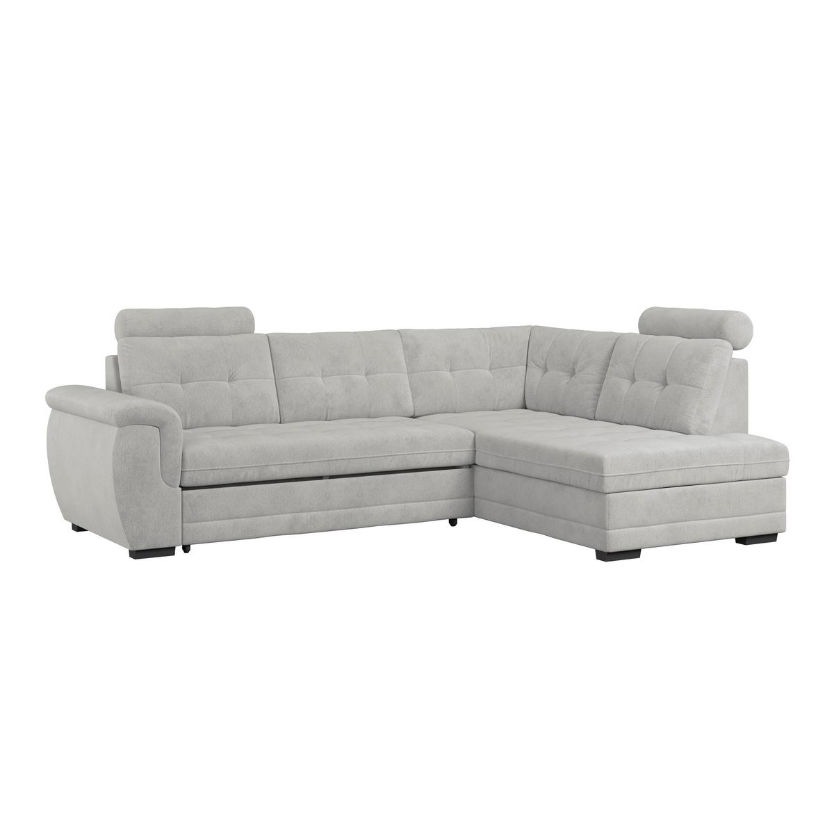 Coltar FALCO NEW - argintiu, Konventionell, textil (251/183cm) - Mömax