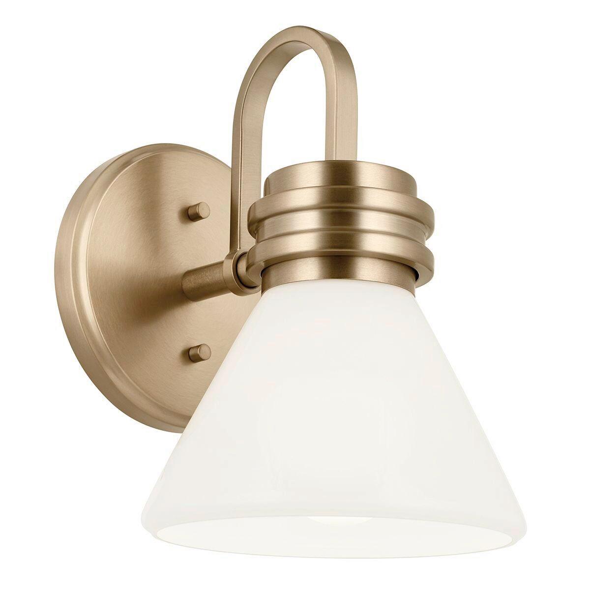 Fürdőszobai Falilámpa Kl-Farum1-Cpz - Pezsgő/fekete, Konventionell, üveg/fém (2,40/1,78/2,15cm) - Elstead Lighting
