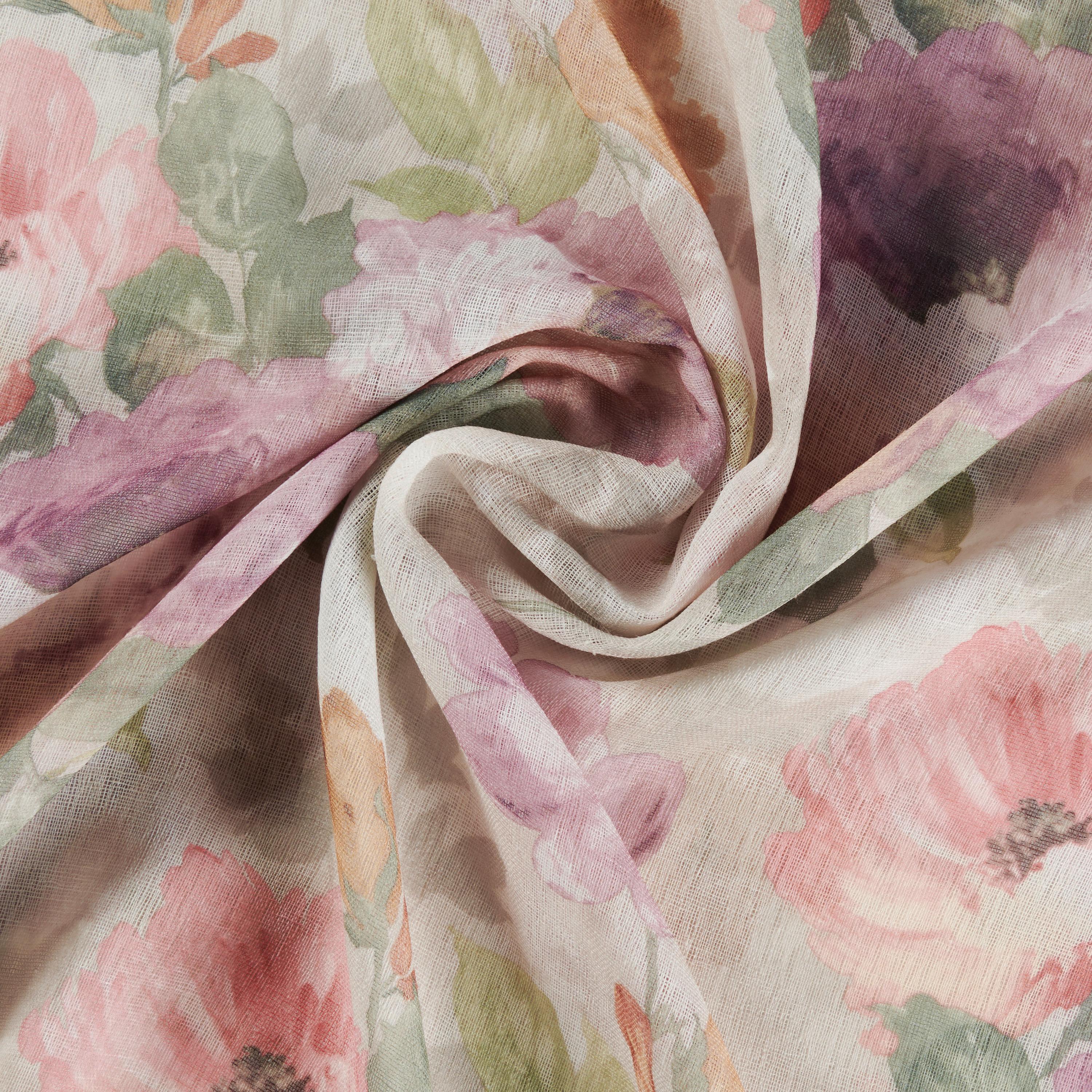 Fertigvorhang Steffi in Multicolor ca. 135x255cm - Multicolor, ROMANTIK / LANDHAUS, Textil (135/255cm) - Mömax