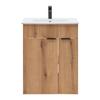 WASTAFELCOMBINATIE NAPOLI -EXKLUSIV- - Wit/Zwart, Modern, Houtcomposiet/Metaal (60/78/45cm) - Mömax