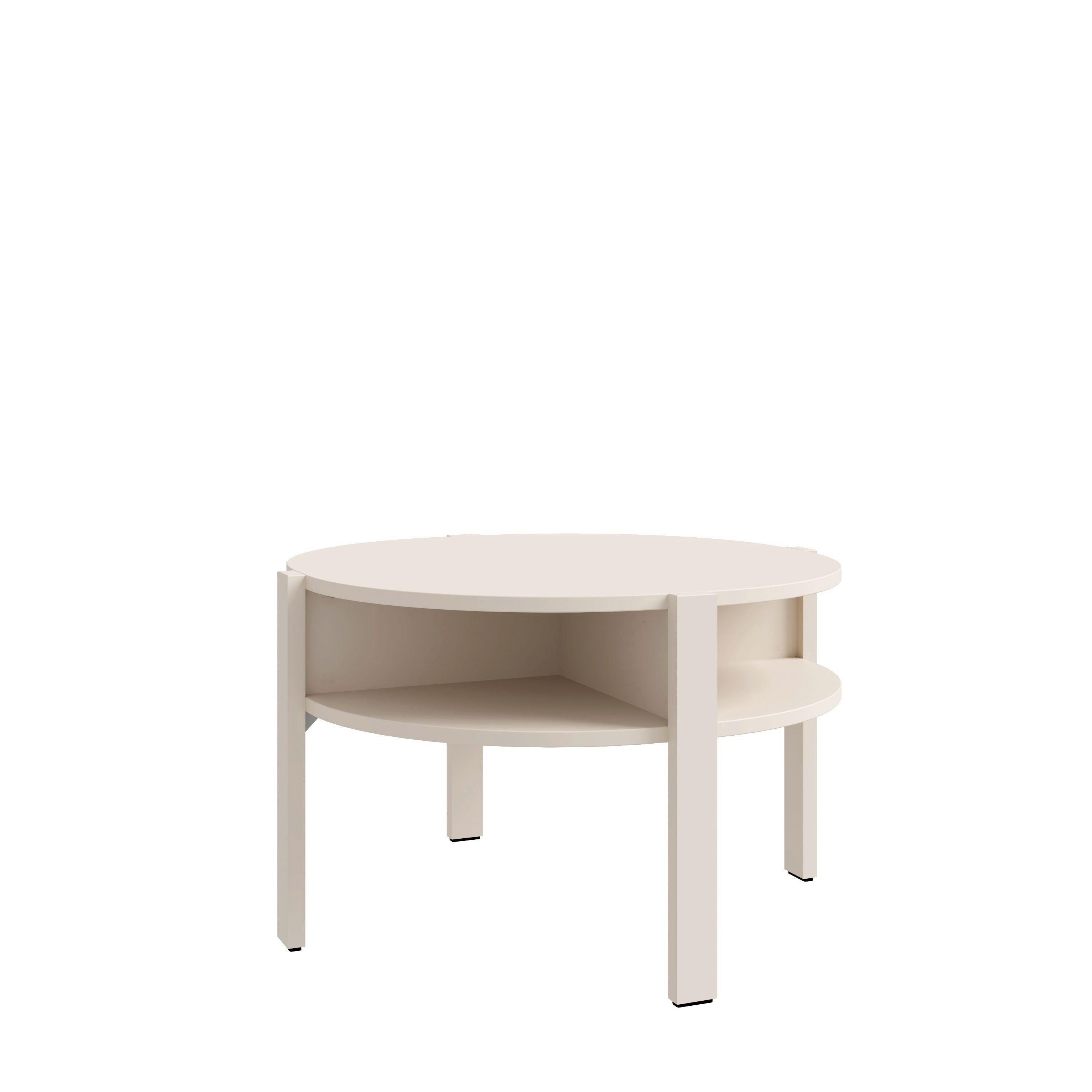 Klubska Miza Tobago, Peščena Barva - peščene barve, Design, leseni material (74,4/74,4/45,5cm) - Carryhome