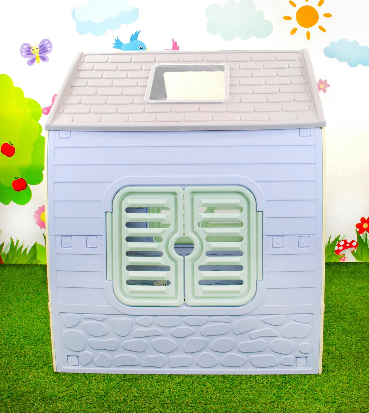 Spielhaus Happy House Multicolor - Multicolor, KONVENTIONELL, Kunststoff (102/108/88cm)