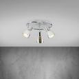 Deckenleuchte Carla - Chromfarben, MODERN, Glas/Metall (25/14cm) - MODERN LIVING