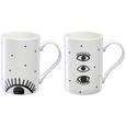 Kaffeebecher Eyes in verschiedenen Designs - Schwarz/Weiß, Keramik (8,9/8,6cm) - Mömax modern living Kaffeebecher Eyes in verschiedenen Designs - Schwarz/Weiß, Keramik (8,9/8,6cm) - Mömax modern living