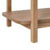 ÉTAGÈRE KAVOK -EXKLUSIV- - couleur frêne/couleur naturelle, Natur, matériau en bois/bois (80/170/35cm) - Premium Living