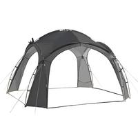 Pavillon Ticino ca. 350x230x350 cm Schwarz - MODERN (350/230/350cm) - Gardenson