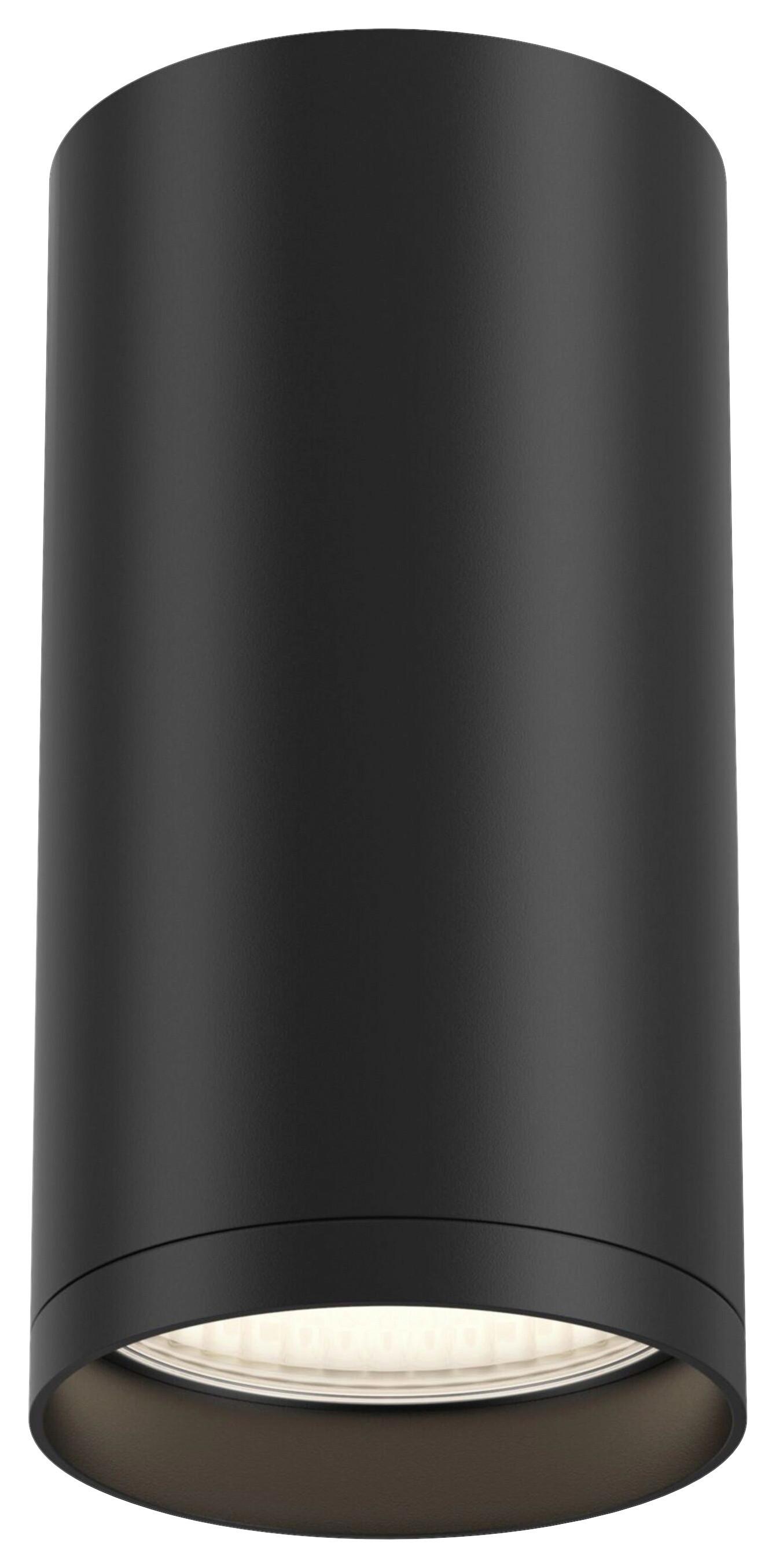 Deckenleuchte Focus S Sschwarz max. 10 Watt - Schwarz, Basics, Metall (5,2/10/5,2cm) - MAYTONI