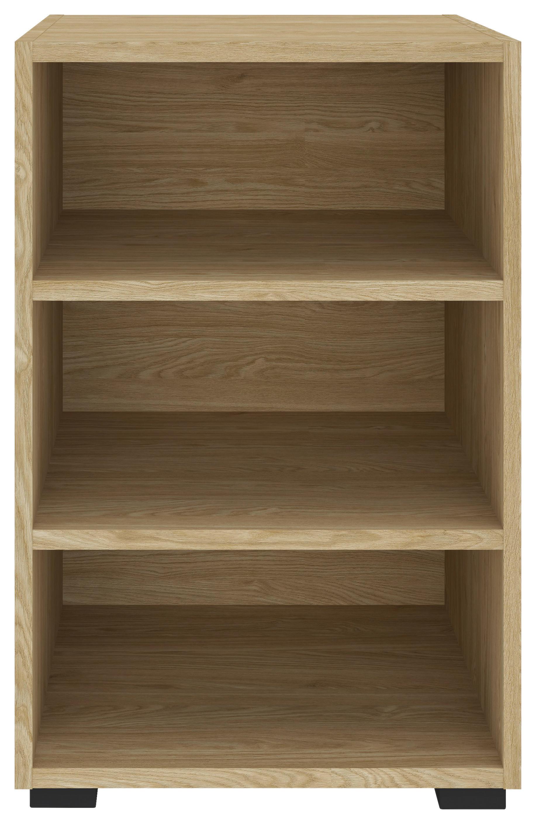 Regal Unit-Elements Midi - boje hrasta/crna, Moderno, drvni materijal (45,6/67,2/40cm) - Based