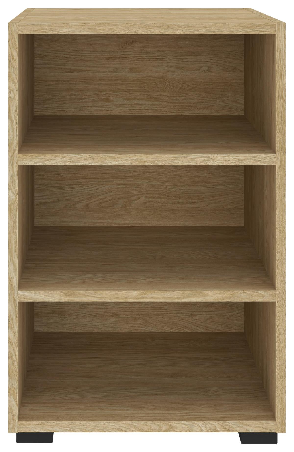 Regal Unit-Elements Midi - boje hrasta/crna, Moderno, drvni materijal (45,6/67,2/40cm) - Based