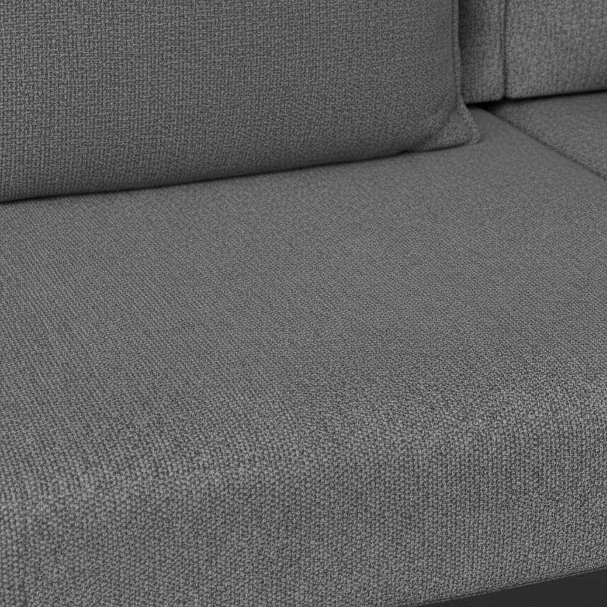 LOUNGEGRUPP FABRIZIA - grå, Modern, metall/trä - Bessagi Garden
