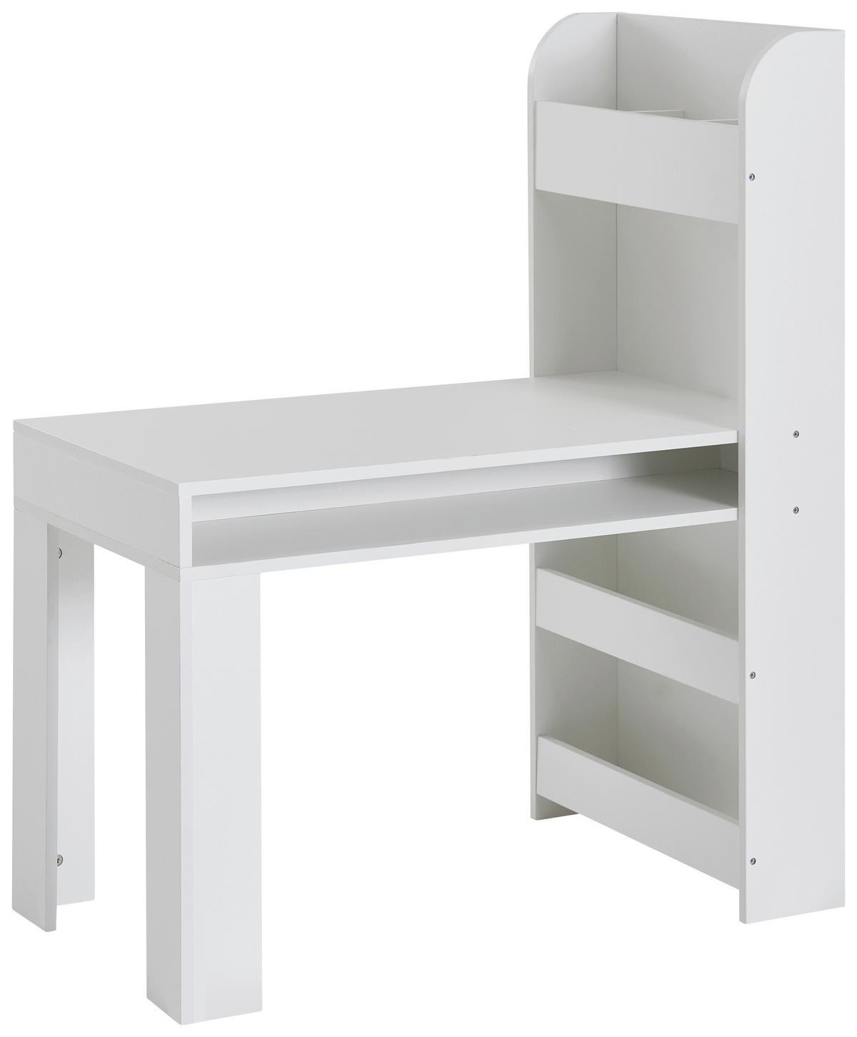 Mladinska Pisalna Miza Wl6.388 - bela, Moderno, leseni material (90/50/110cm) - MID.YOU