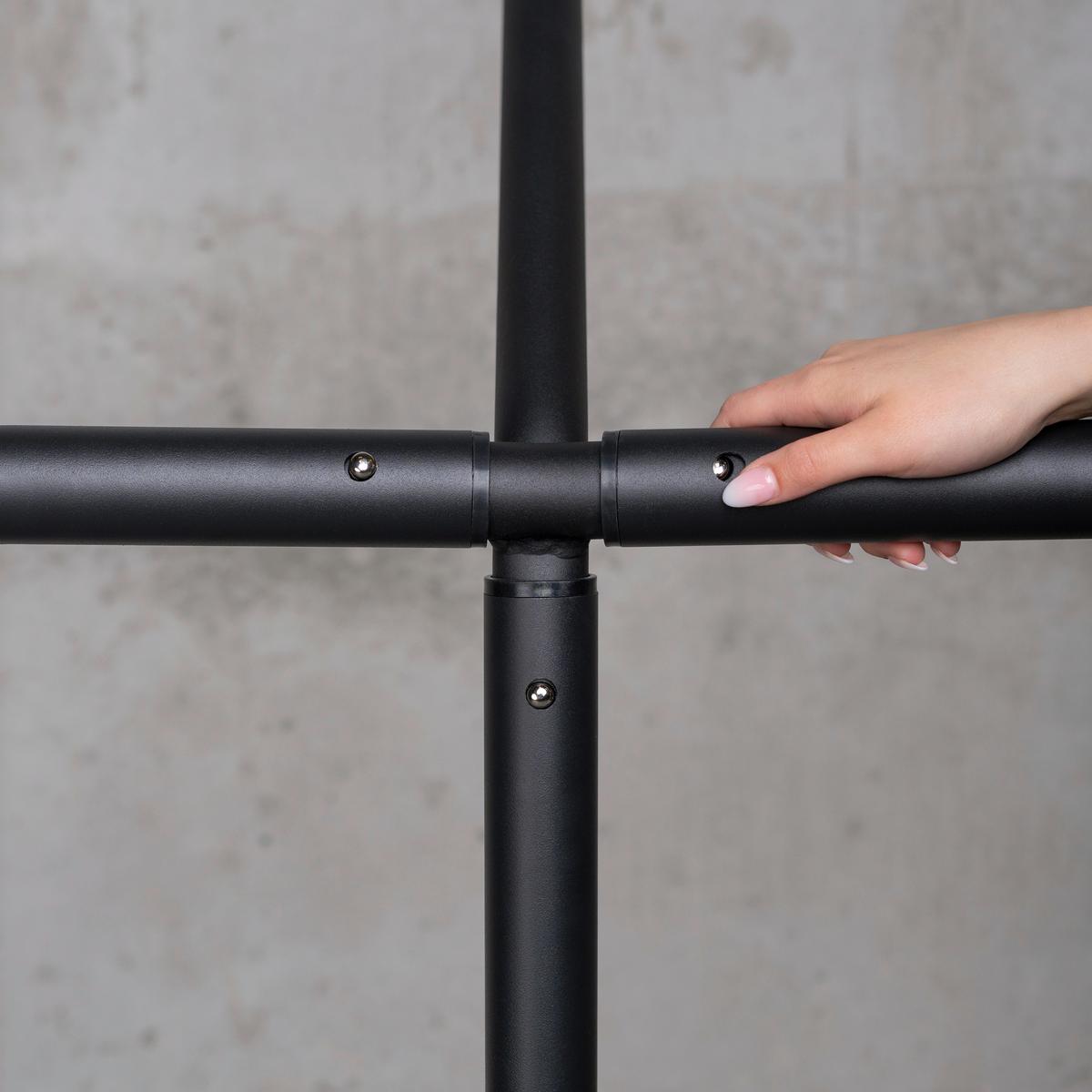 Hängemattengestell Stand for Double Hammock - Schwarz, Basics, Metall (115/110-130/320-365cm) - La Siesta