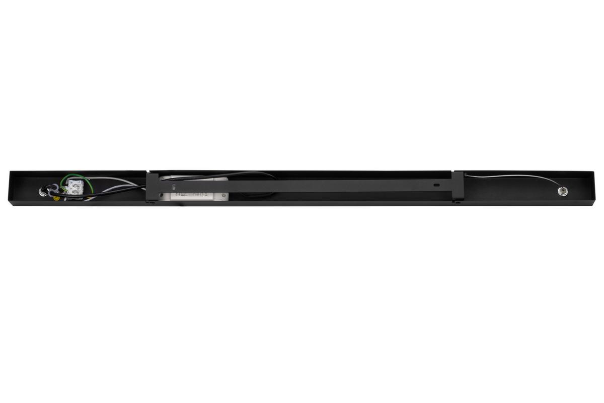 LAMPA WISZĄCA LED BURY *SBN* - czarny, Design, metal (118/22/150cm) - Novel