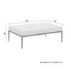 LOUNGEGRUPP ENJA - ljusgrå/grå, Modern, metall/textil (104/60/70cm) - Bessagi Garden