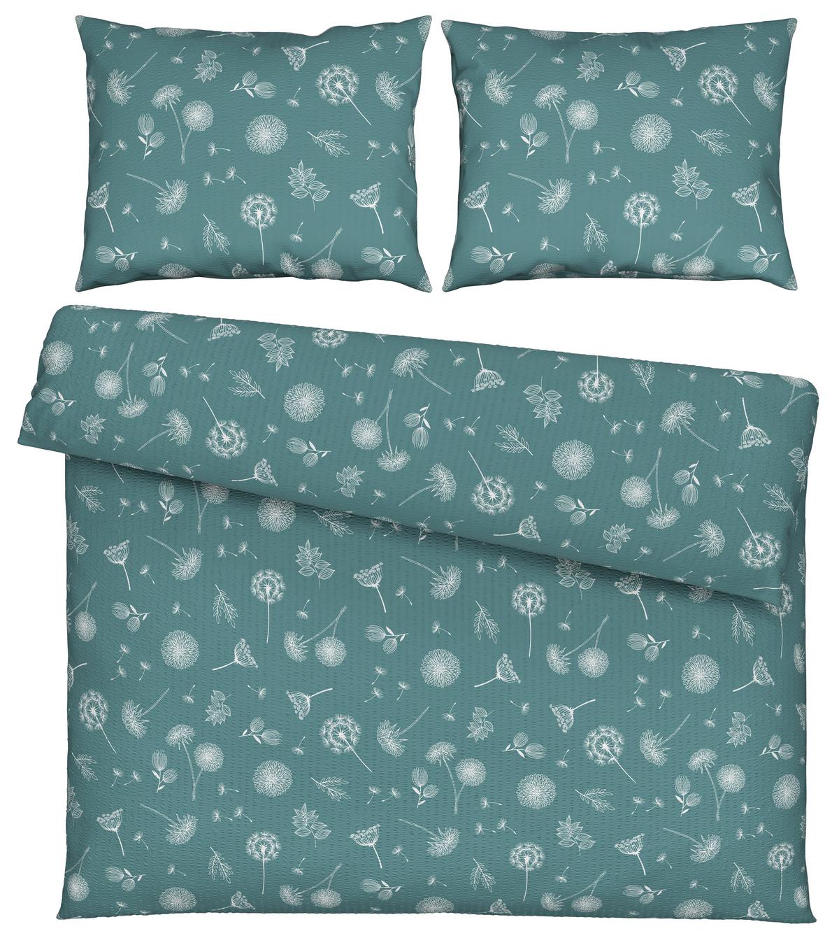 Bettwäsche Pusteblume XXL Blau ca. 200x220cm - Blau, KONVENTIONELL, Textil (200/220cm) - Modern Living