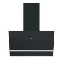 Dunstabzugshaube S21-60ABTH Schwarz - Edelstahlfarben/Schwarz, Basics, Glas/Metall (60/111.60/29.6cm) - PKM