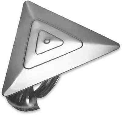 Dekospange Trio Nickel matt - Silberfarben, Modern, Metall (10/15/4cm) - Modern Living