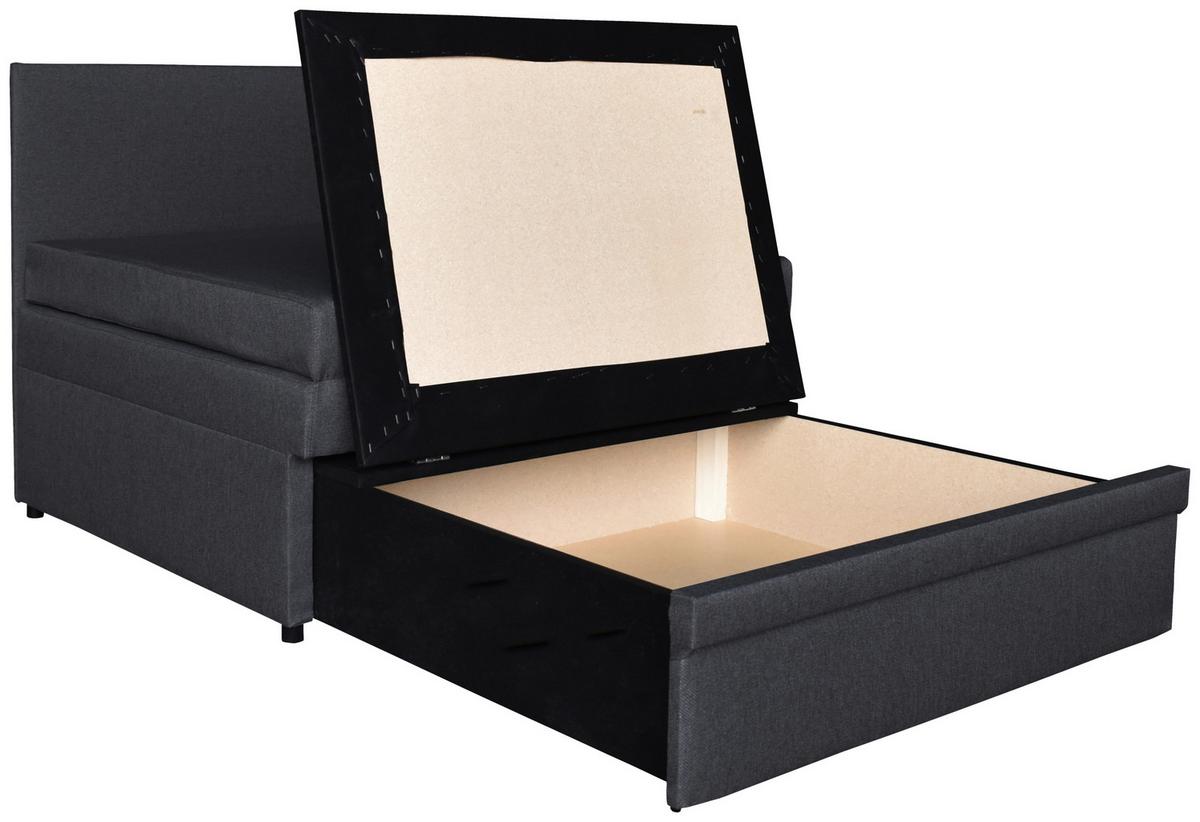 Fotelja Na Razvlačenje Cosmo - tamno siva/crna, Moderno, drvni materijal/drvo (90/87/98cm) - Best Price