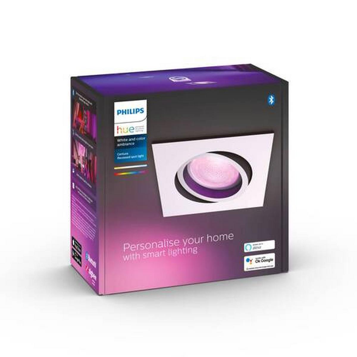 LAMPA SUFITOWA LED 33892000 CENTURA PHILIPS - biały, Basics, tworzywo sztuczne (9/9/10cm) - Philips HUE
