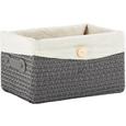 Košara Za Regal Denise S - siva, Romantika, umetna masa/tekstil (29/17/21cm) - Mömax modern living Košara Za Regal Denise S - siva, Romantika, umetna masa/tekstil (29/17/21cm) - Mömax modern living