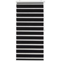 Duorollo Thomas in Schwarz ca. 80x160cm - Schwarz, Kunststoff/Textil (80/160cm) - Premium Living