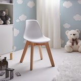Kinderstuhl Julie - Buchefarben/Weiß, MODERN, Holz/Kunststoff (30,5/56,5/39,5cm) - Mömax modern living