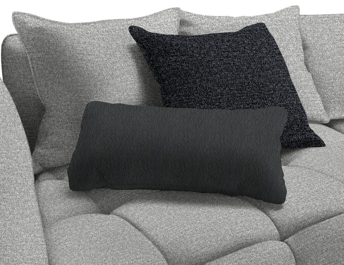 Boxspringsofa Sofi Hellgrau - Dunkelgrau/Hellgrau, MODERN, Textil (294/93/152cm) - Premium Living