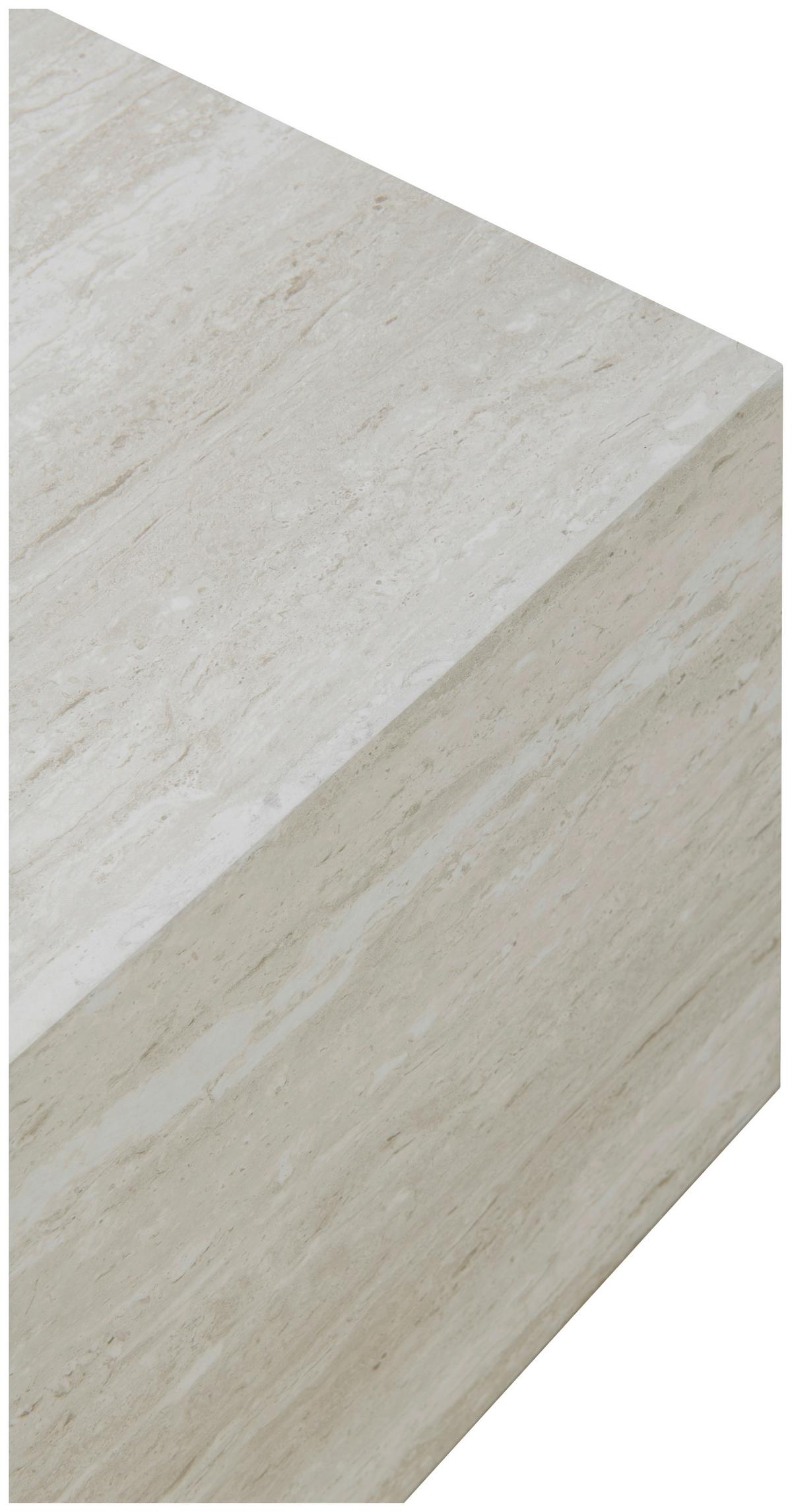 STOLIK KAWOWY LAUREEN  -EXKLUSIV- - jasnoszary, Design, materiał drewnopochodny (80/60/38cm) - Carryhome
