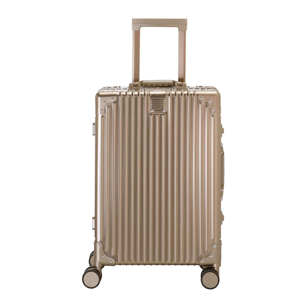 Reisekoffer Dubai Goldfarben - Goldfarben, KONVENTIONELL, Metall (56/36/22cm) - Mömax