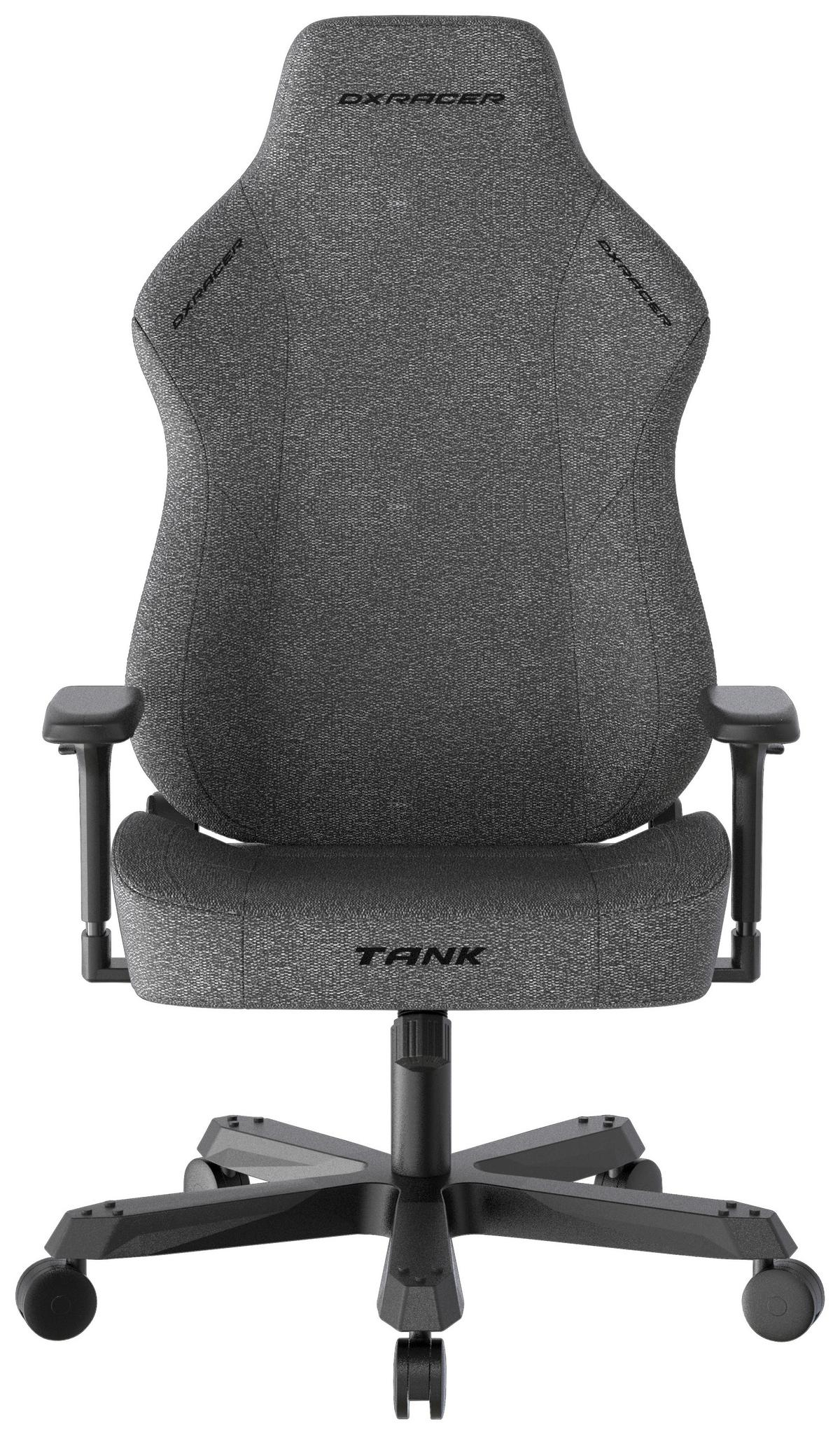Gamingstuhl Tank Anthrazit/Schwarz - Anthrazit/Schwarz, MODERN, Textil/Metall (80/140/80cm) - Dxracer