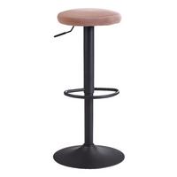 Barski Stol Barhocker - roza/črna, Moderno, kovina/tekstil (40/79/40cm) - MID.YOU