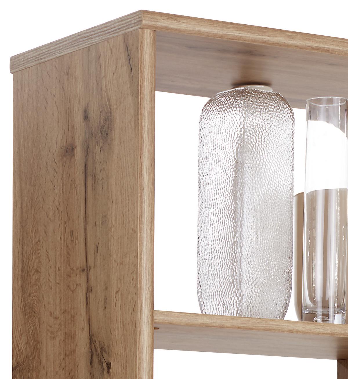 Etajeră Meggy - culoare lemn stejar, Modern, lemn (140/184/32cm) - Modern Living