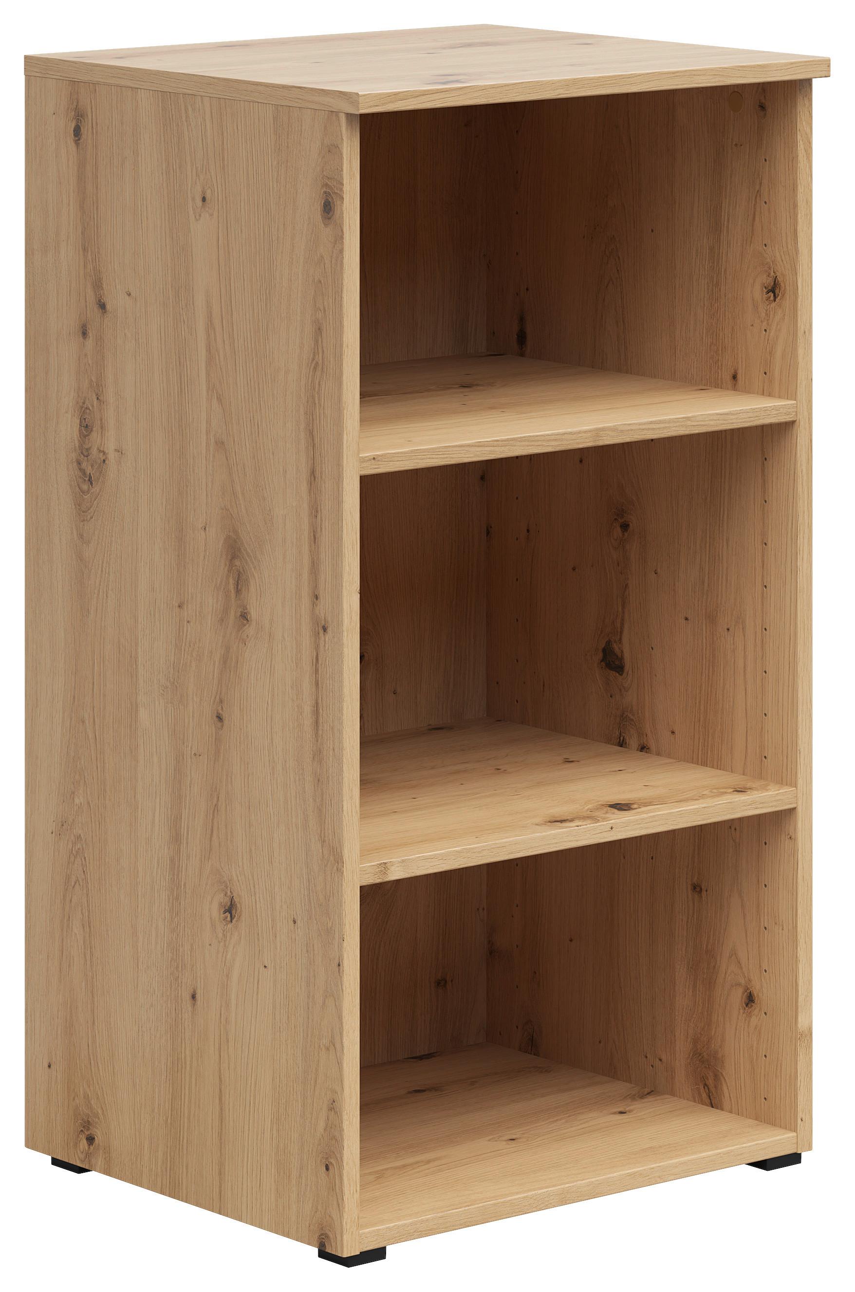 Polica Multi - hrast Artisan/antracit, Moderno, drvni materijal/plastika (45/83/40cm) - Modern Living