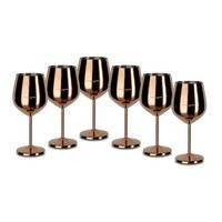 Set Kozarcev Wine, 6-Delni - barve bakra, Trend, kovina (21cm) - Echtwerk