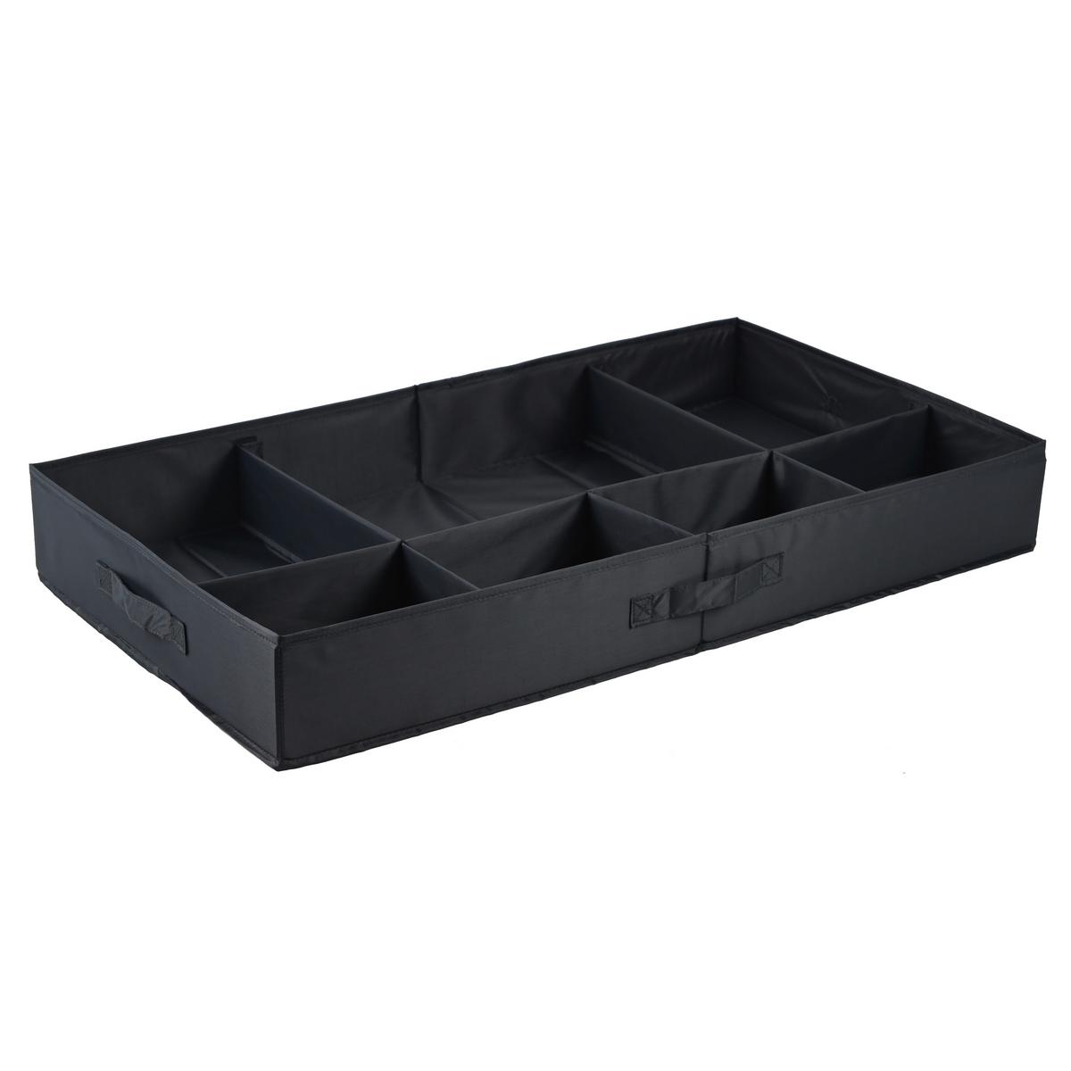 Schubladenbox Unit - L in Grau - Grau, KONVENTIONELL, Kunststoff/Textil (79,7/43,2/10,5cm) - Modern Living