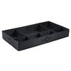 MINIBYRÅ UNIT - L -EXT- - grå, Klassisk, textil/plast (79,7/43,2/10,5cm) - Mömax