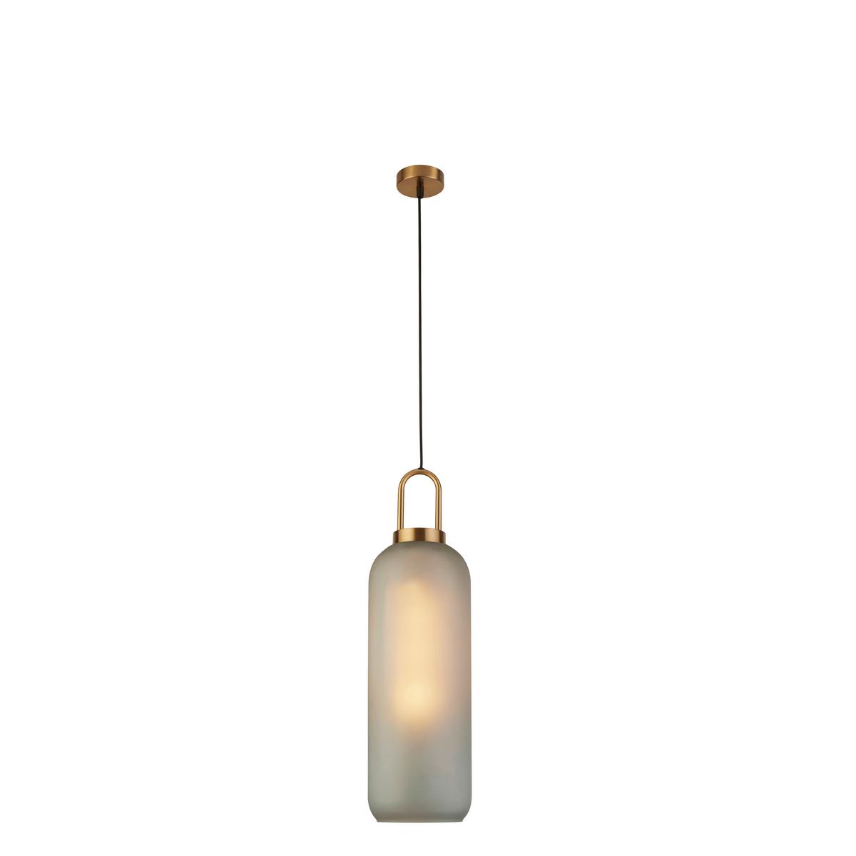 Függőlámpa Pipette 46641-1ac - sárgarézszínű, Konventionell, üveg/fém (15/136cm)