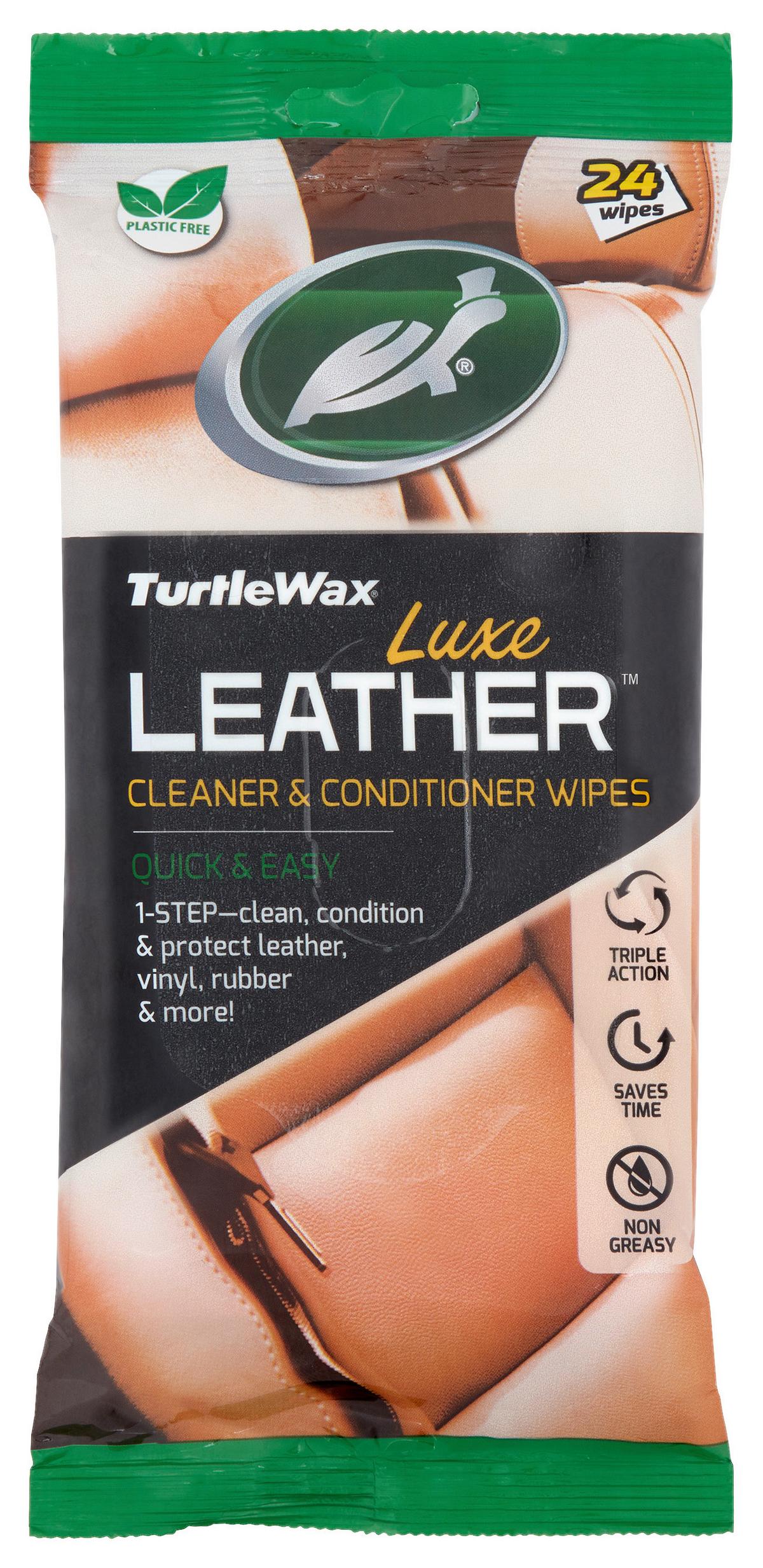 Turtle Wax Bőrápoló-Tisztító Kendő 24db - fehér, műanyag/textil